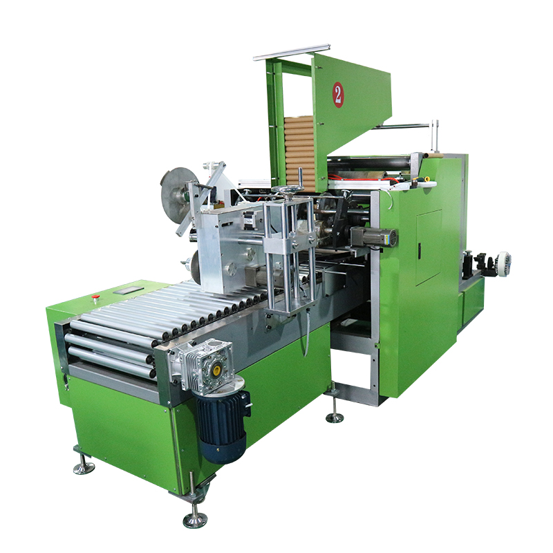 Automatic labeling rewinder
